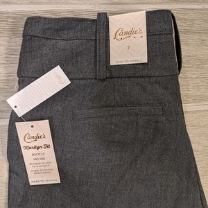 Candies Marilyn Fit Midrise Boot Cut Pants, Gray